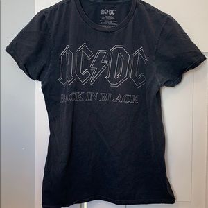 ACDC Back in Black shirt